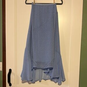 Zenana Outfitters Blue Maxi Trumpet Skirt